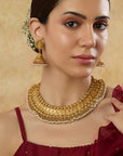 Basra Pearl Temple Necklace Set
