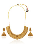 Golden Goddess Temple Necklace Set