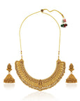 Golden Goddess Temple Necklace Set