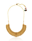 Golden Goddess Temple Necklace Set