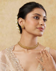 Sunehri Temple Necklace Set