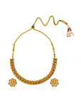 Sunehri Temple Necklace Set