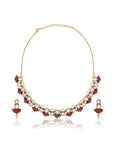 Phulwa Kundan Polki Necklace Set