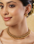 Boondi Temple Necklace Set