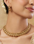 Laxmi Temple Necklace Set