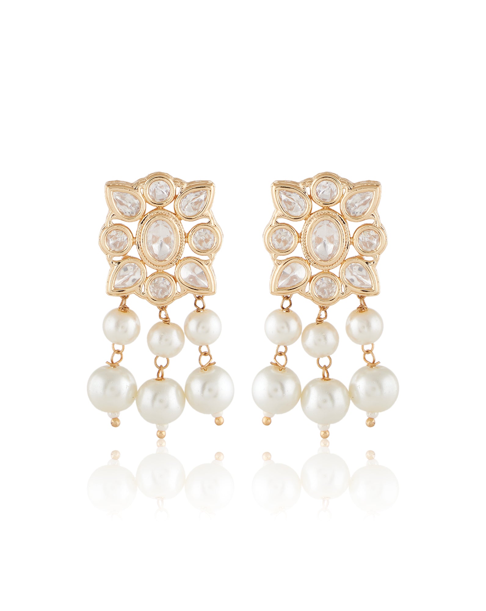 Deepa Kundan Polki Necklace Set