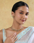 Hivda Kundan Polki Necklace Set