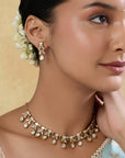 Hivda Kundan Polki Necklace Set