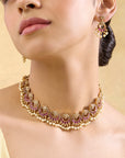 Meenama Temple Necklace Set