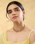 Meenama Temple Necklace Set