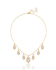 Kundan Charm Gold Necklace Set