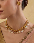 Jhankaar Temple Necklace Set
