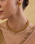 Jhankaar Temple Necklace Set