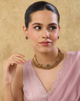Alpanah Temple Necklace Set