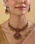 Chaarika Temple Necklace Set