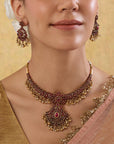 Chaarika Temple Necklace Set