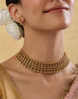 Nikasha Temple Necklace Set