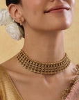 Nikasha Temple Necklace Set