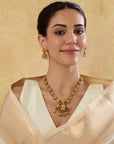 Adhrita Temple Necklace Set