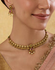 Ishna Temple Necklace Set