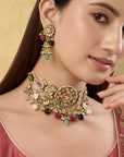 Kanak Kundan Choker Necklace Set