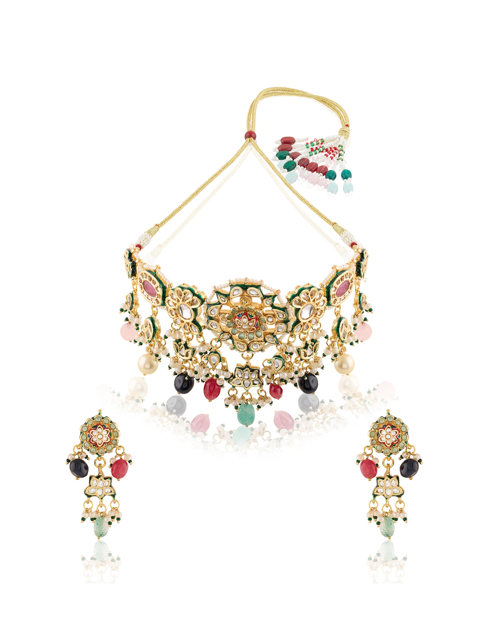 Kanak Kundan Choker Necklace Set