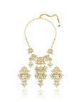 Kundan Gold Statement Choker Necklace Set