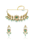 Mukhi Kundan Choker Necklace Set