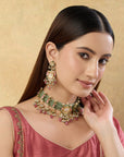 Nishvika Kundan Choker Necklace Set