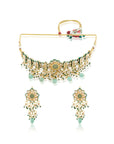 Tanirika Kundan Choker Necklace Set