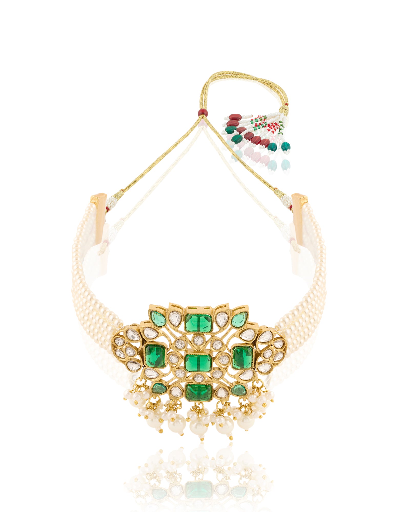 Reyansa Kundan Choker Necklace Set