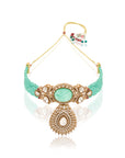 Ishvani Kundan Choker Necklace Set