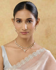 Minimal Kundan Gold Layered Necklace Set