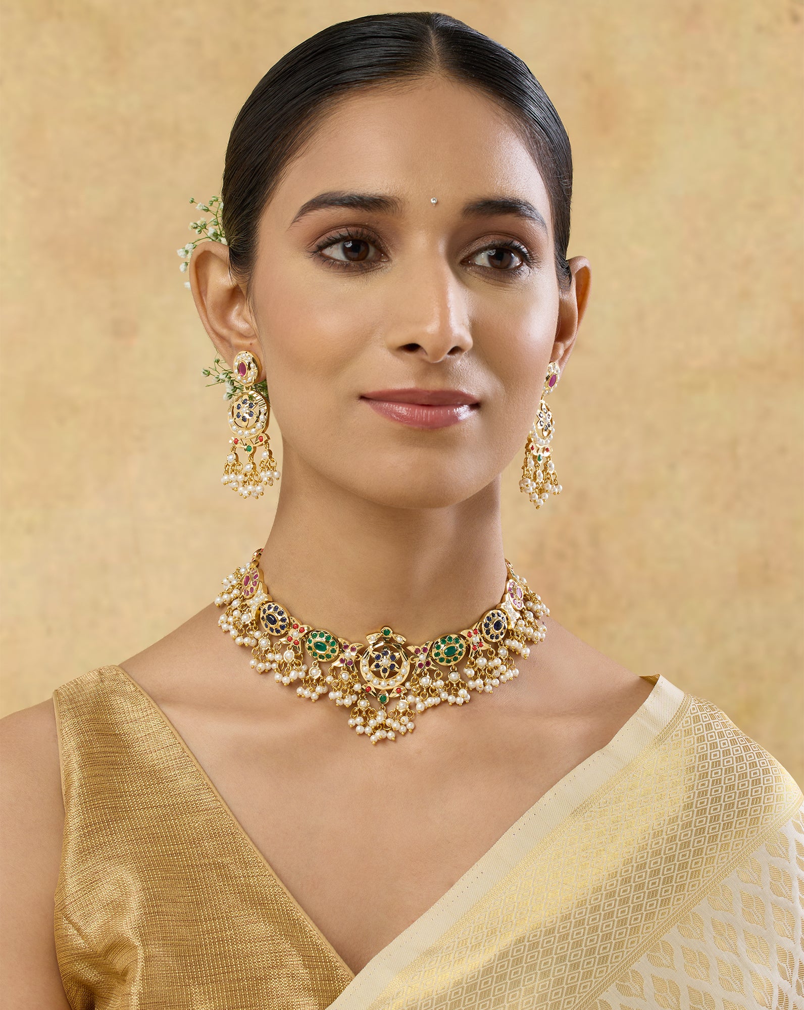 Tashira Jadau Necklace Set