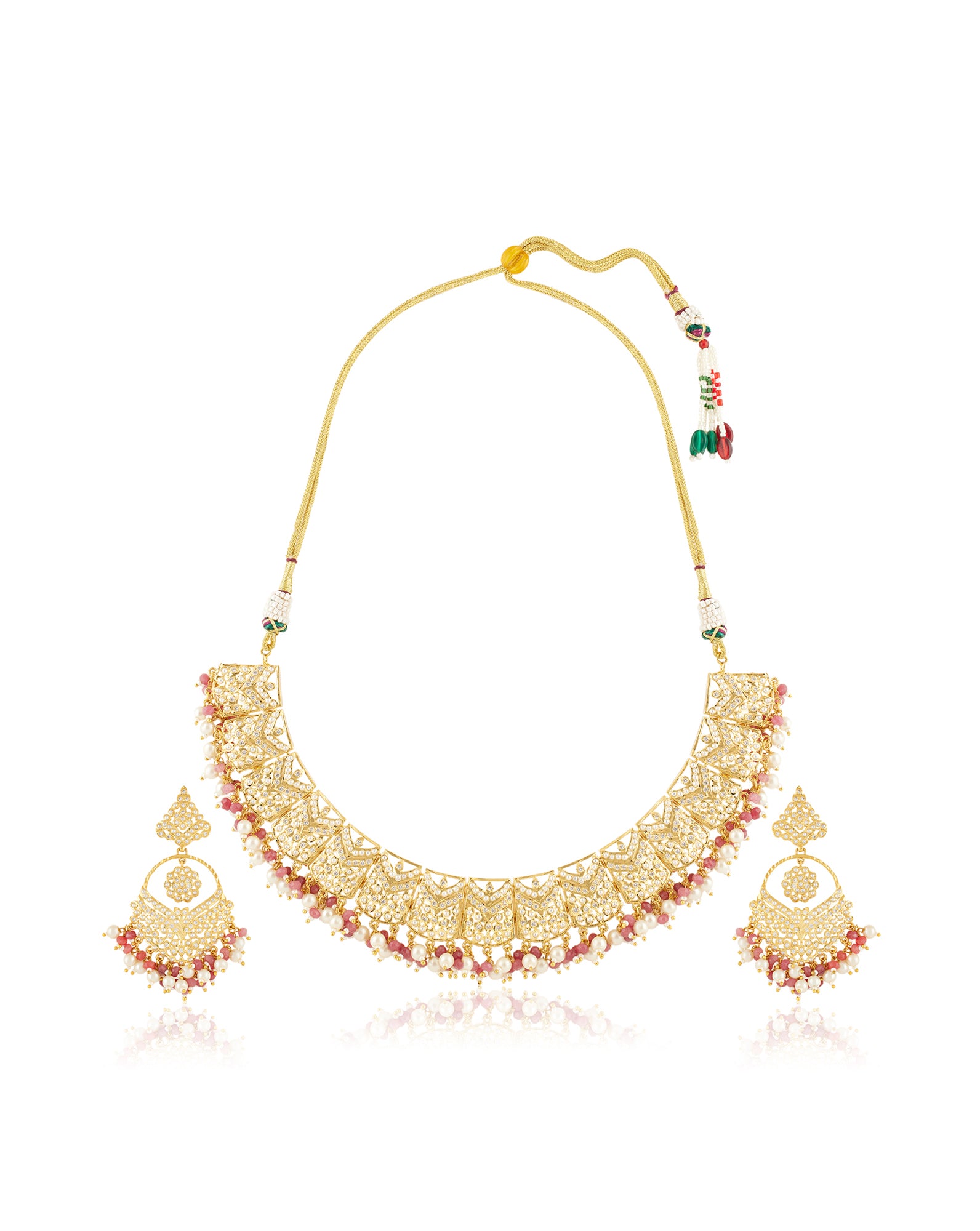 Izvara Jadau Necklace Set