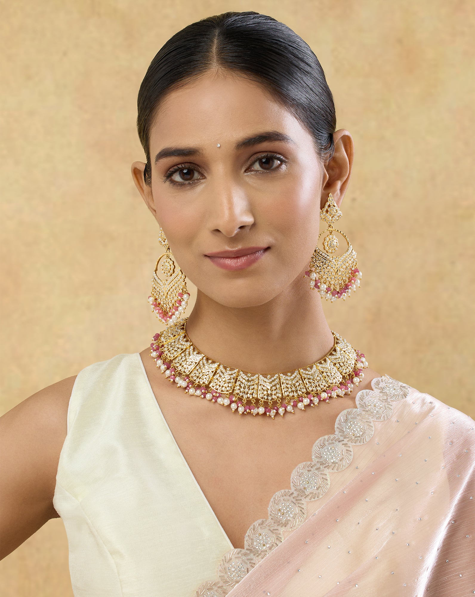 Izvara Jadau Necklace Set