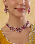 Abira Oxidised Necklace Set