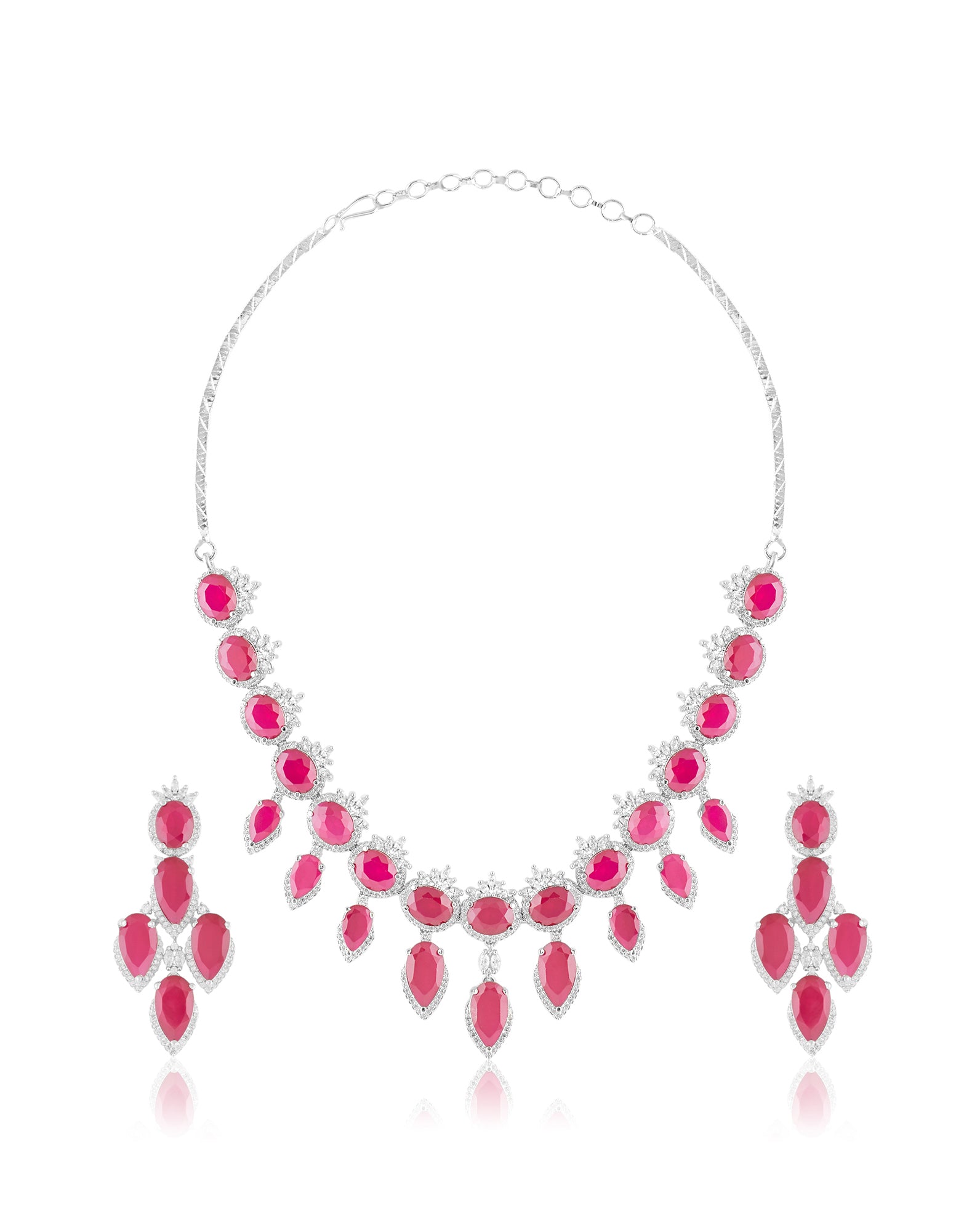 Abira Zircon Necklace Set