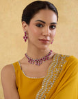 Abira Oxidised Necklace Set