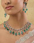 Kashira Zircon Necklace Set