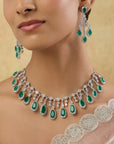 Kashira Zircon Necklace Set