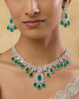 Zaryah Zircon Necklace Set