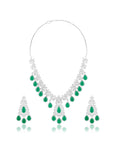 Zaryah Zircon Necklace Set