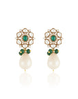 Kundan Gold Emerald Haar Necklace Set