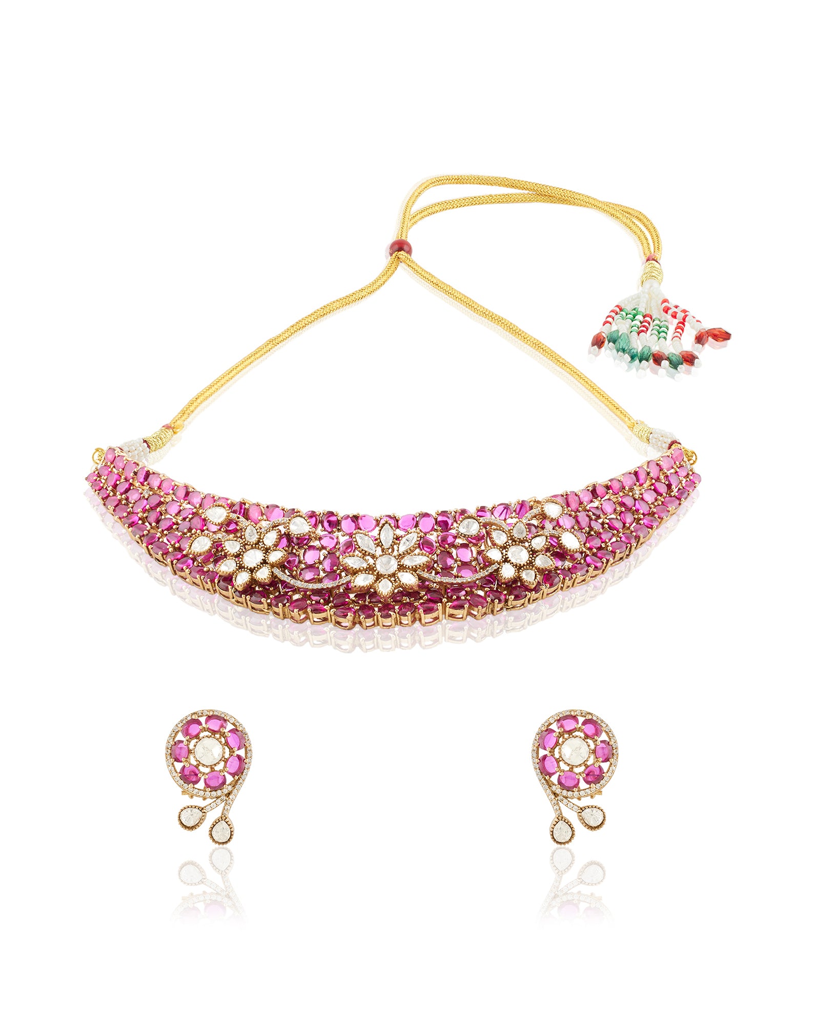 Kianra Kundan Necklace Set