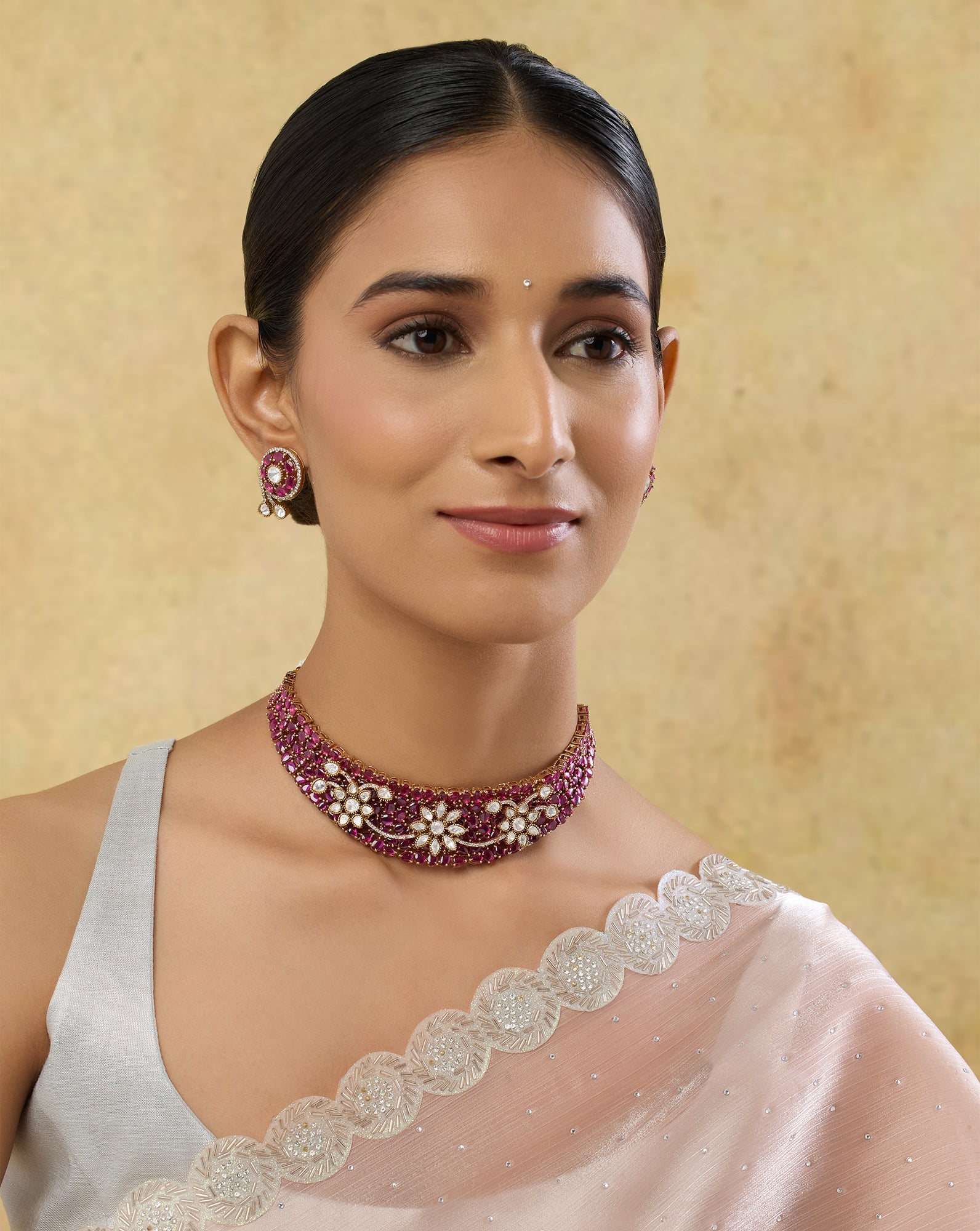 Kianra Kundan Necklace Set