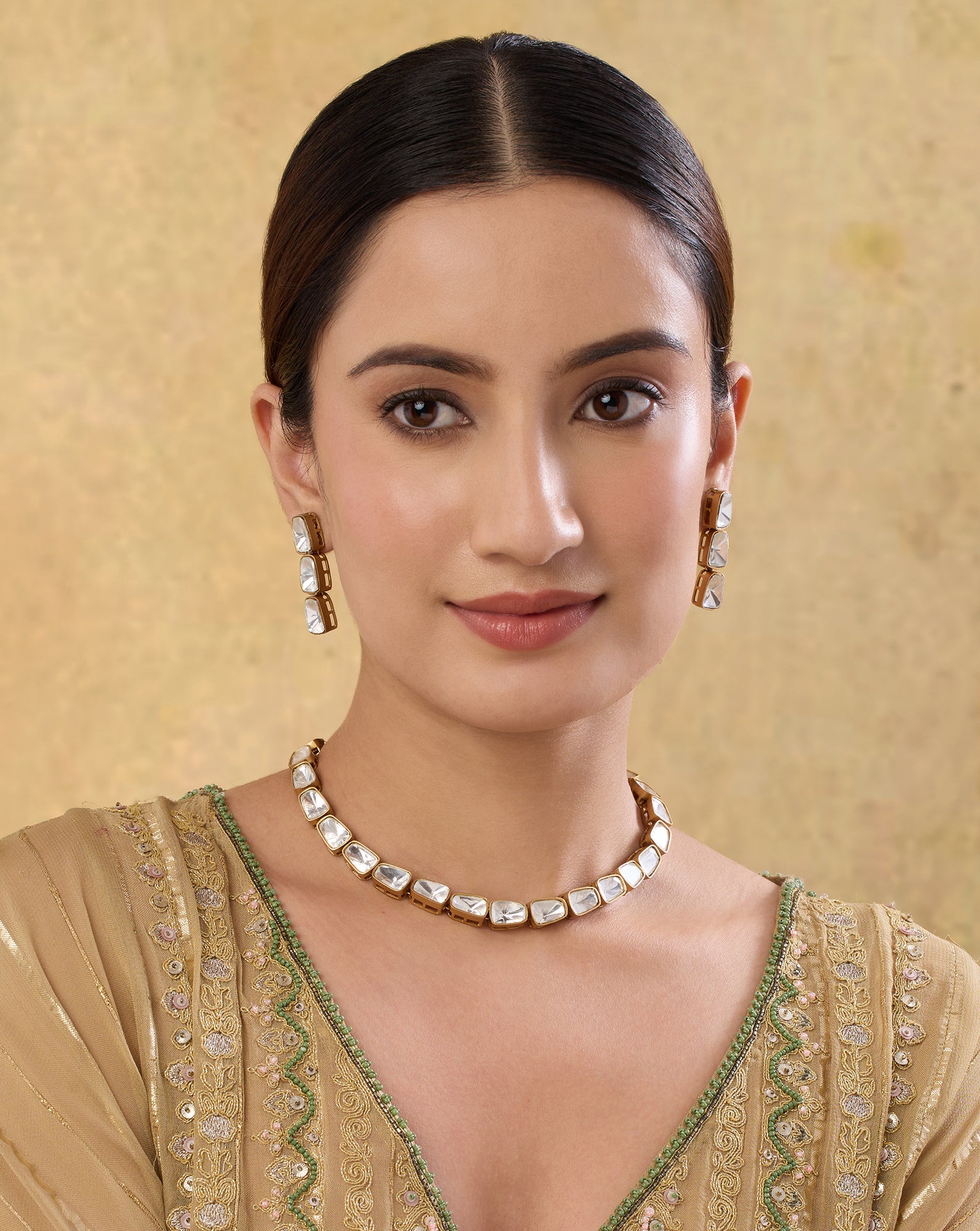 Zivara Kundan Necklace Set