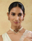 Tavishi Kundan Choker Necklace Set