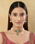 Avanya Kundan Choker Necklace Set