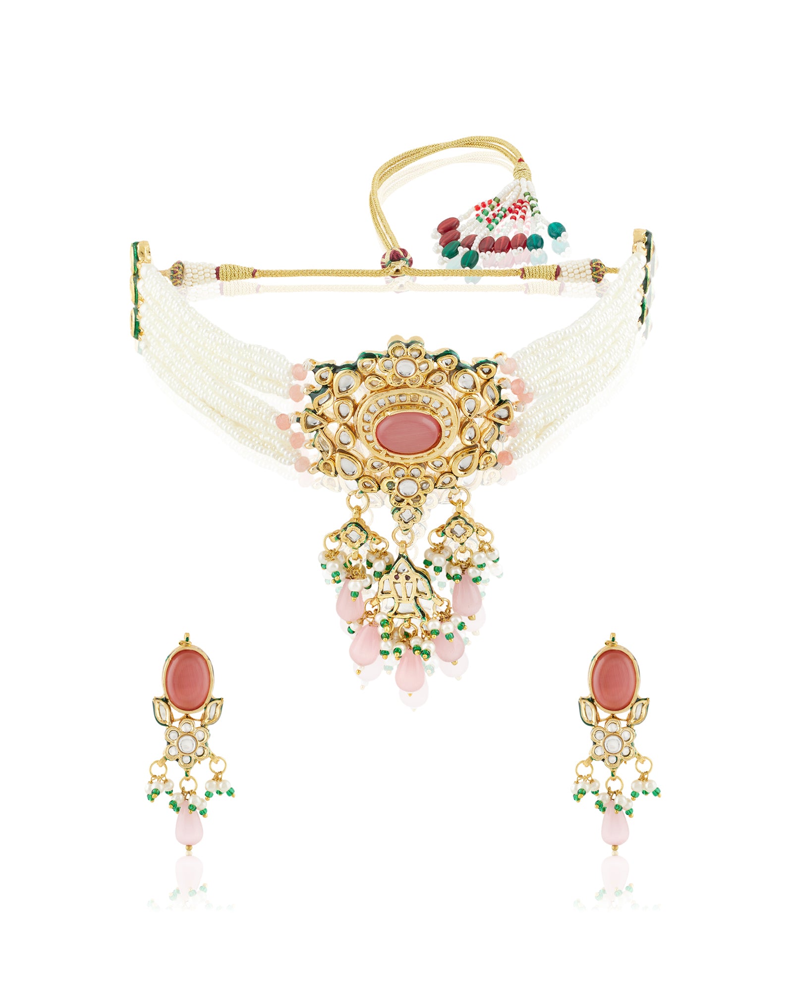 Oriana Kundan Choker Necklace Set